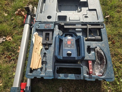 #ad #ad Bosch Rotary Laser Level Kit with Tripod Case and Accessories $400.00
