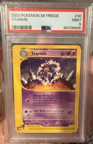 Starmie graded PSA 9 for sale on eBay