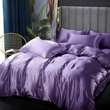 And Pill Luxurious Nordic Ice Silk Bedding Set with Duvet Cover