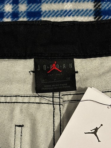 Nike Air Jordan Men's Printed Twill Pants Black HF0045 010 Men's Size 28 Small - Picture 6 of 10