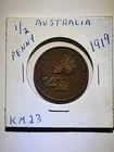 1919 George V Half Penny — photo from another recent sale