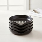 Ceramic Spoon Rest Set of 4 Kitchen Counter Utensil Holder Farmhouse Decor