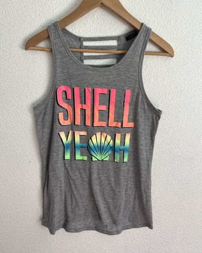 Canotta Material Girl Active Neon Shell Yeah taglia media
