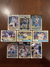 KC Royals Baseball Rookie Card RC Lot (9) Pasquantino / Maikel Garcia / Ragans