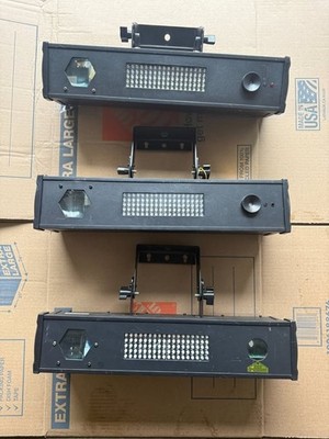 American Dj Fusion Fx 5  (x3) - TESTED working - LOT includes 3X Fixtures. DMX