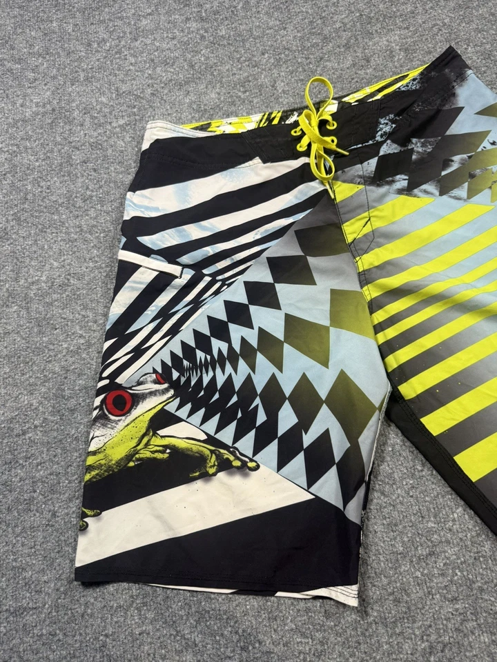 Pantalones Cortos Oakley Board Para Hombre 32 Negro Frog Frogyle Tecnología Board Shorts Nadar Raro Foto 3 de 4