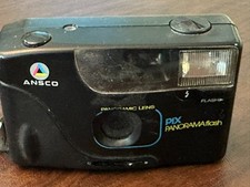 ANSCO PIX PANORAMA Compact 35mm Panorama Camera with Flash