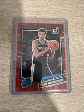 2023-24 Donruss International Rated Rookie Victor Wembanyama #220 RC Red Holo