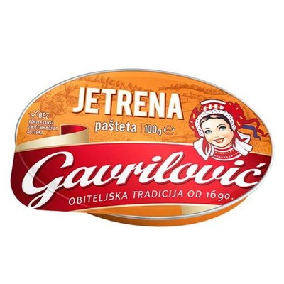 (18,90 EUR/kg) Gavrilovic Jetrena Pasteta Leberpastete Aufstrich 100g Kroatien