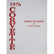 1976 Corvette Chassis Wiring Diagrams Booklet