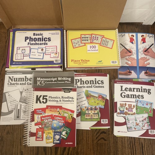 ABEKA Homeschool K5 Phonetik Lesen Schreiben Zahlen Lehrplan + Tonnen mehr!