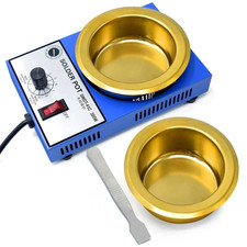 50mm 100mm Solder Pot Furnace Soldering Desoldering Bath Tin Melting Pot  220V
