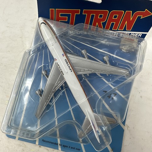 ERTL *JET TRAN* United Airlines 747 Commercial Airliner DIECAST #2390 *NIP* - Picture 2 of 3