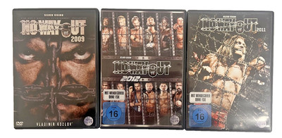 WWE: No Way Out (2009, 2011 & 2012)   3er DVD Konvolut | Guter Zustand