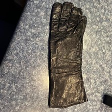 Vintage black women's leather gloves