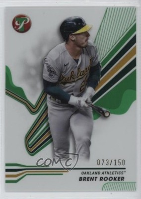 2024 Topps Pristine Green Refractor /150 Brent Rooker #188 1kn1