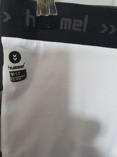 Hummel First Mens Grey Base Layer Compression Under Shorts Small BNWT White - Picture 2 of 7