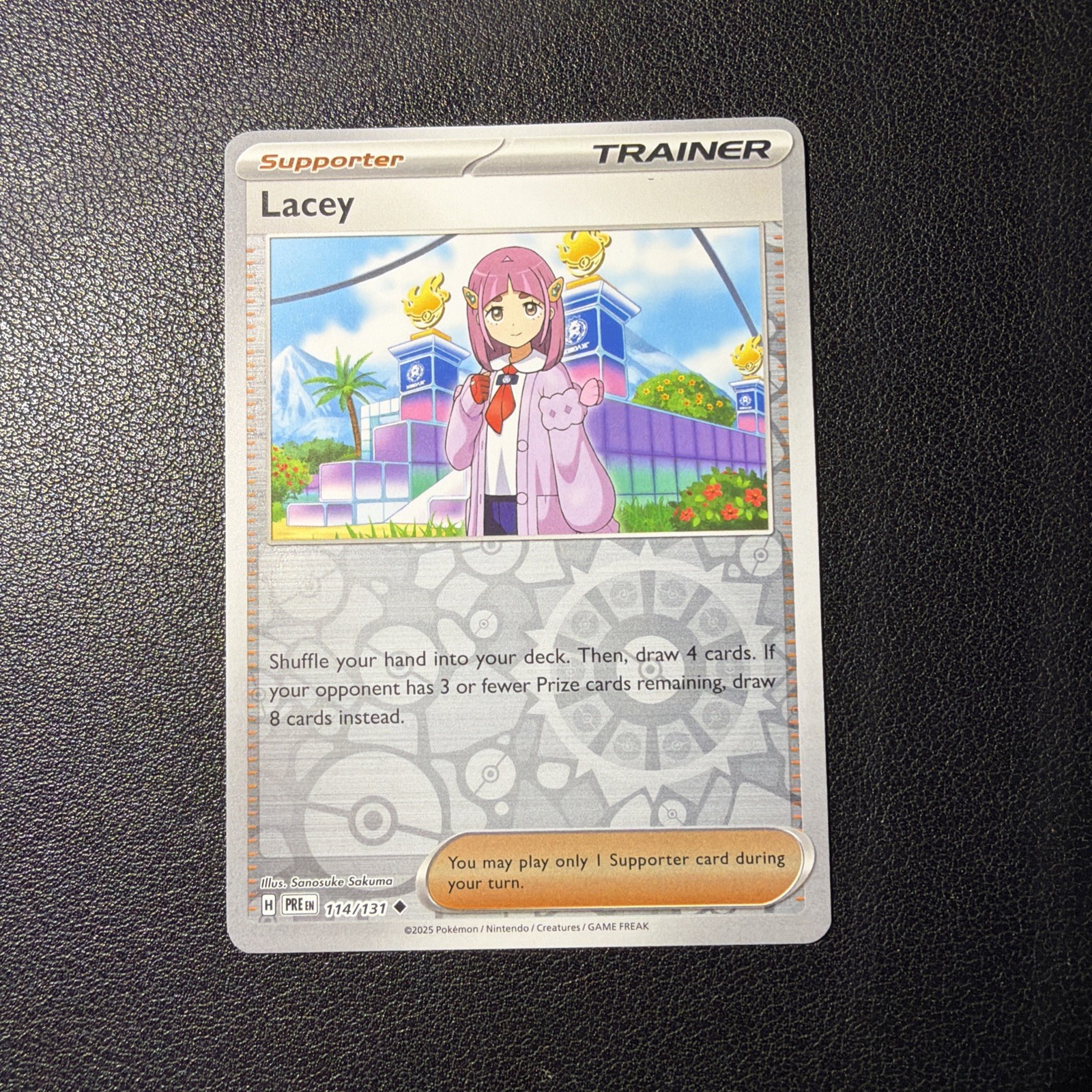 Lacey - SV: Prismatic Evolutions 114/131 Reverse Holo NM