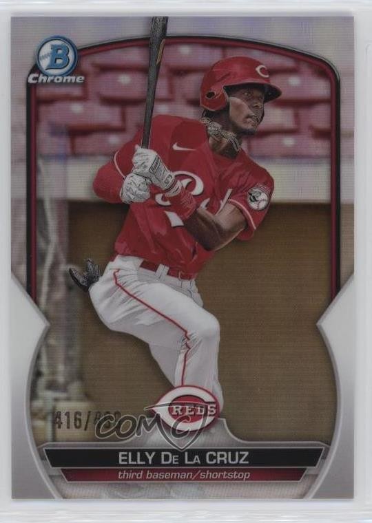 2023 Bowman Chrome Prospects Refractor 416/499 Elly De La Cruz #BCP-65 v9t