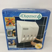 The Dispenser 4 Chamber Shower Organizer Soap Shampoo Conditioner Lotion NOS