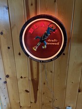 Blatz Unicycle Beer Sign .