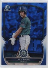 2023 Bowman Sapphire Edition Chrome Prospects Cole Young #BCP-9 11oq