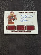Samaje Perine 2012 National Treasures Jersey Auto Autograph #9/99