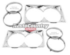<!--F#f_0-->Holden Twin Headlight Surround Rim Set + INNER HJ HX HZ Statesman Premier PAIR<!--F/-->
