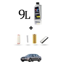 Hoffcar Wartungsset 4 Filter Und 9L ÖL FüR Bmw Serie 5 (E60/E61) 530D 173KW