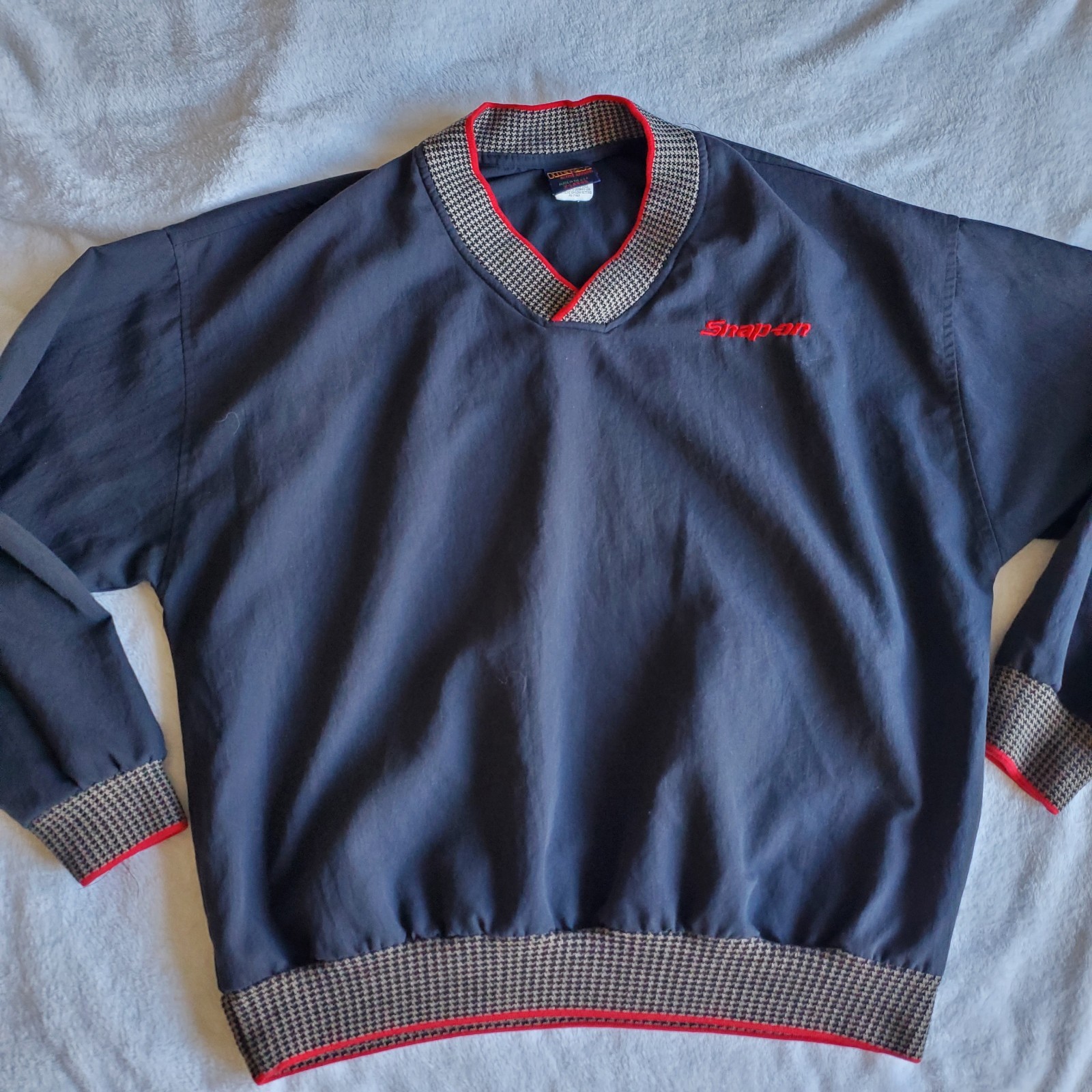 VTG Snap On Tools Pullover Jacket Windbreaker Men… - image 1