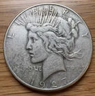 1927-S Peace Silver Dollar