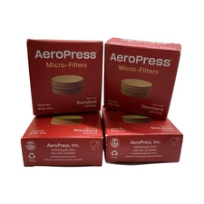 Aeropress Micro-Filters 200 Pack (4 Packs) All New/Sealed Narual Color