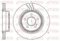 2X Bremsscheibe Remsa 61071.10 FüR Klasse W204 C207 Mercedes 300Mm Model S204