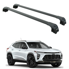 For Chevrolet Trax 2023-2025 Roof Rack Cross Bars Flush Rail Fix Point Black