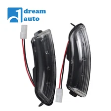 Smoked Sequential Amber LED Side Mirror Signal Lights for Chrysler 300 2011-2023