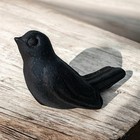 6 Cast Iron Bird Cabinet Knobs Pulls Drawer Dresser Handles Rustic Birds Sparrow