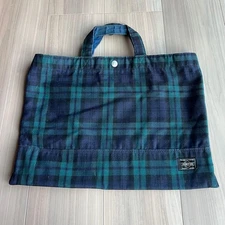 Head Porter Yoshida Bag Checkered Tote Bag Yoshida Kaban Design