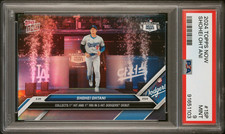 2024 TOPPS NOW #1 SP SHOHEI OHTANI SEOUL SERIES WORLD MVP DODGERS FOIL PSA 9