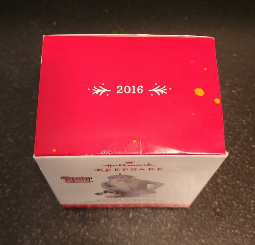 2016 Hallmark Keepsake Winter Warlock nuovo con scatola Babbo Natale sta arrivando in città, HTF - Foto 5 di 5