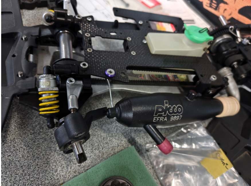 Vintage Picco RS600 Compact 1/8 RC Chassis For Restoration / Parts