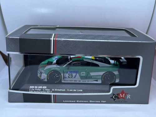 Audi R8 #29 grün 24h Nürburgring 2017 ixo Modell 1:43 OVP Phillipi - Imagen 7 de 8