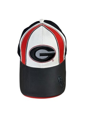 Rare Georgia Bulldogs Hat Salesman Sample G Logo Adjustable Rubber Brim UGA Cap