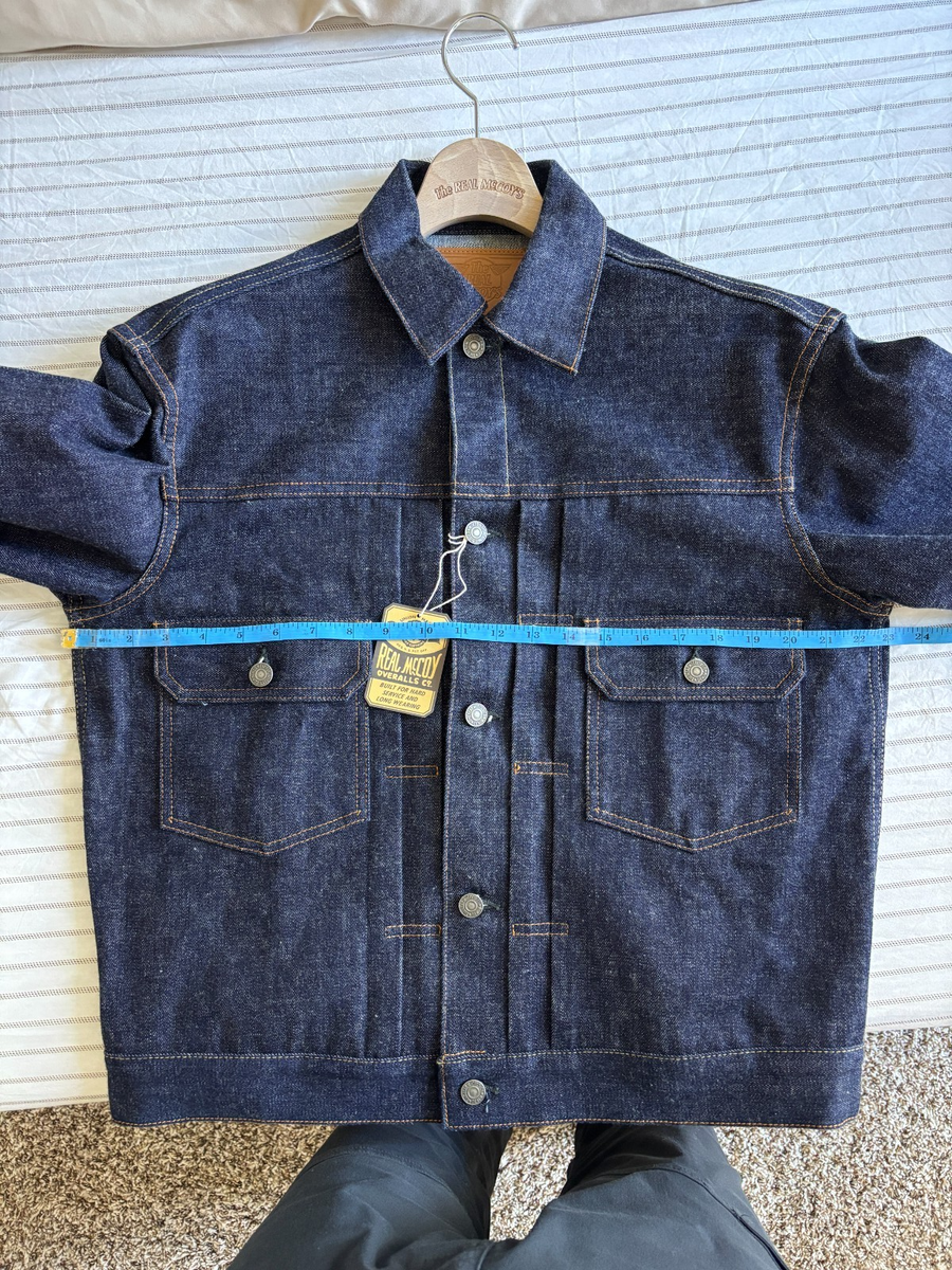THE REAL McCOY'S LOT.001XXJ JOE McCOY MJ25011 INDIGO Denim Jacket