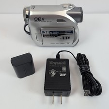 JVC GR  D350U MiniDV Camcorder Powers On Safeguard Mode For Parts or Repair