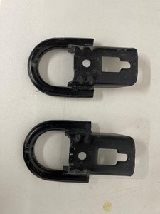 1 Pair Black Front Tow Hooks Set with Hardware for F-150 2009-2021