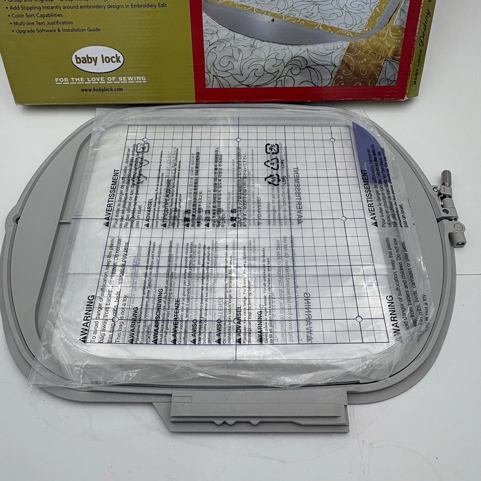 Baby Lock Destiny bordado upgrade I aro e grade 9,5 x 9,5 - Imagem 2 de 4