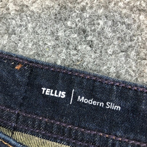 Adriano Goldschmied Jeans Mens 33x34 360 Denim Tellis Modern Slim Dark Wash - Picture 3 of 13