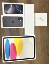 Lot Of Empty Apple Boxes 2 iPhone 1 iPad 1 Apple Watch 1 AirPod Pro