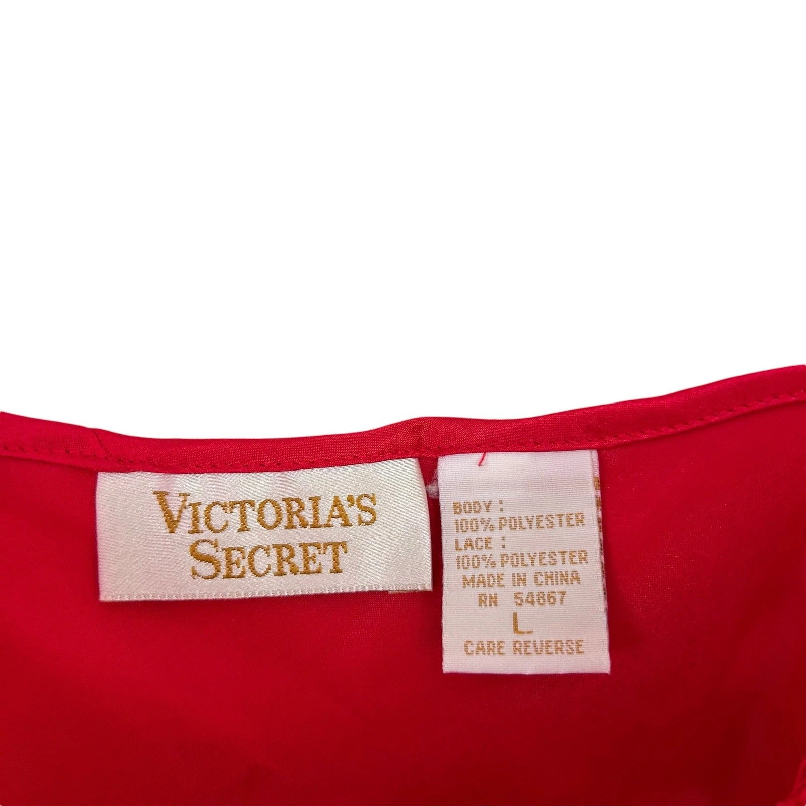 UNDERCOVER Maxi abito slip vintage Victoria's Secret etichetta oro taglia L