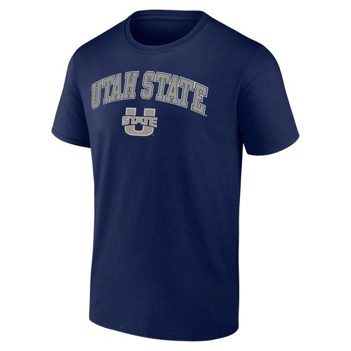 Men's Navy Utah State Aggies Campus Team T-Shirt - Picture 2 of 3